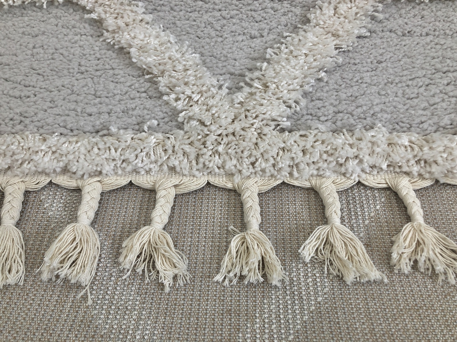 ΜΟΝΤΕΡΝΟ ΧΑΛΙ THICK 757 GREY - CREAM