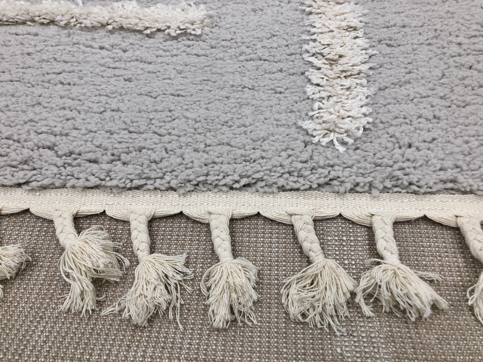 ΜΟΝΤΕΡΝΟ ΧΑΛΙ THICK  823 GREY -CREAM