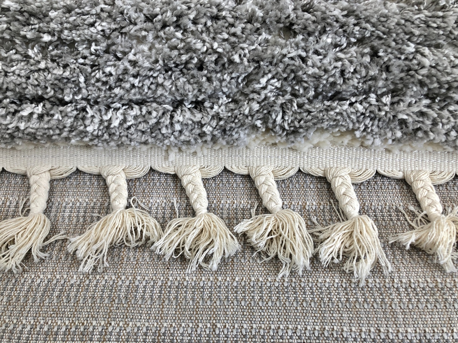 ΜΟΝΤΕΡΝΟ ΧΑΛΙ THICK  823 GREY -CREAM