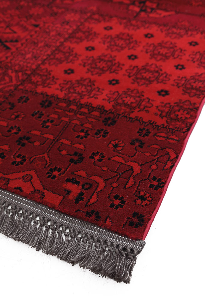 Κλασικό χαλί Afgan 7675A D.RED   - 100 x 160 cm