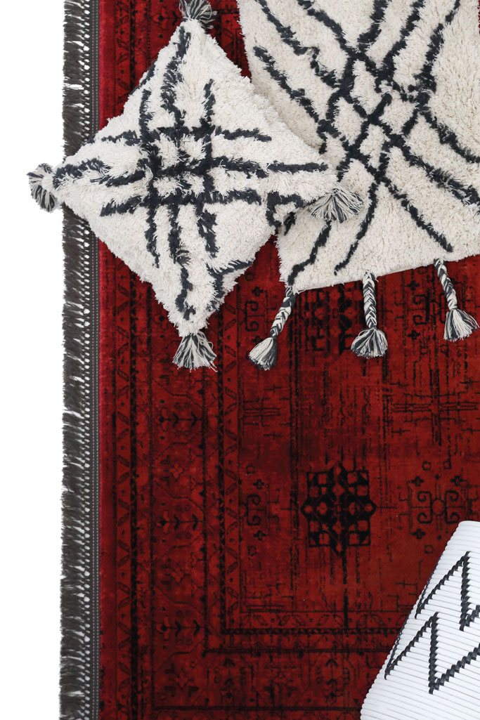 Κλασικό χαλί Afgan 8127G RED   - 160 x 160 cm