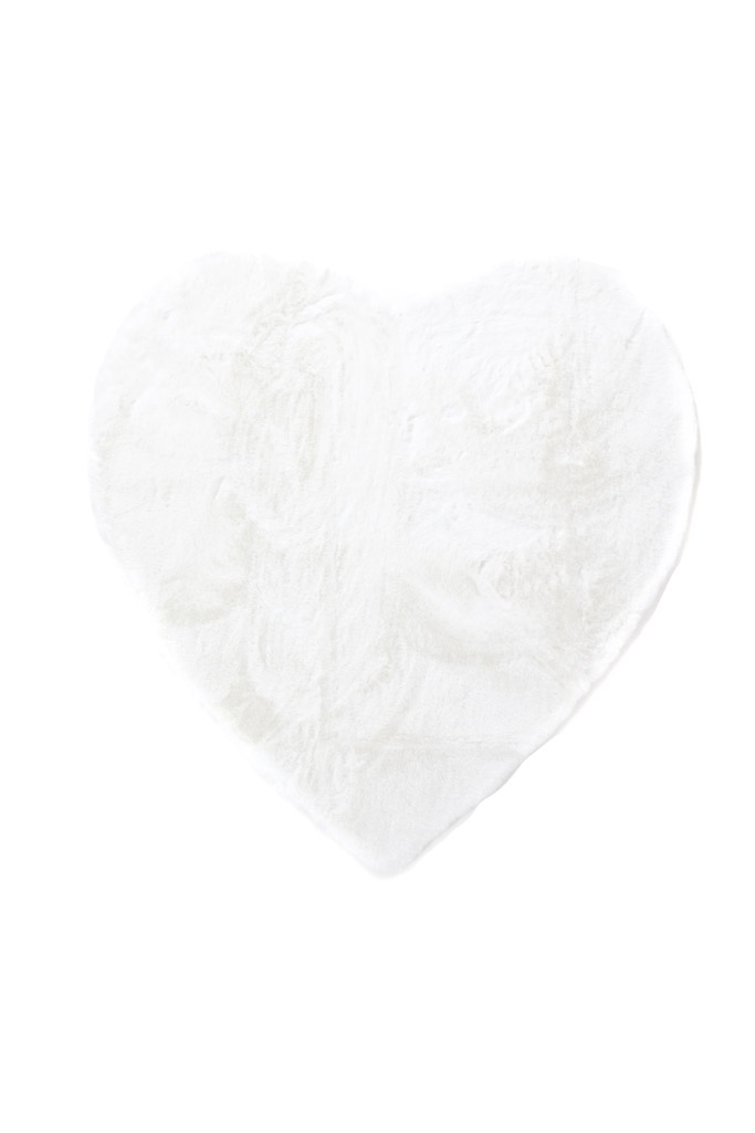 Παιδικό χαλί Bunny Kids Heart White   - 100 x 100 cm