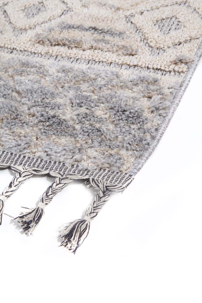 Χαλί La Casa 712B WHITE L.GRAY   - 67 x 140 cm