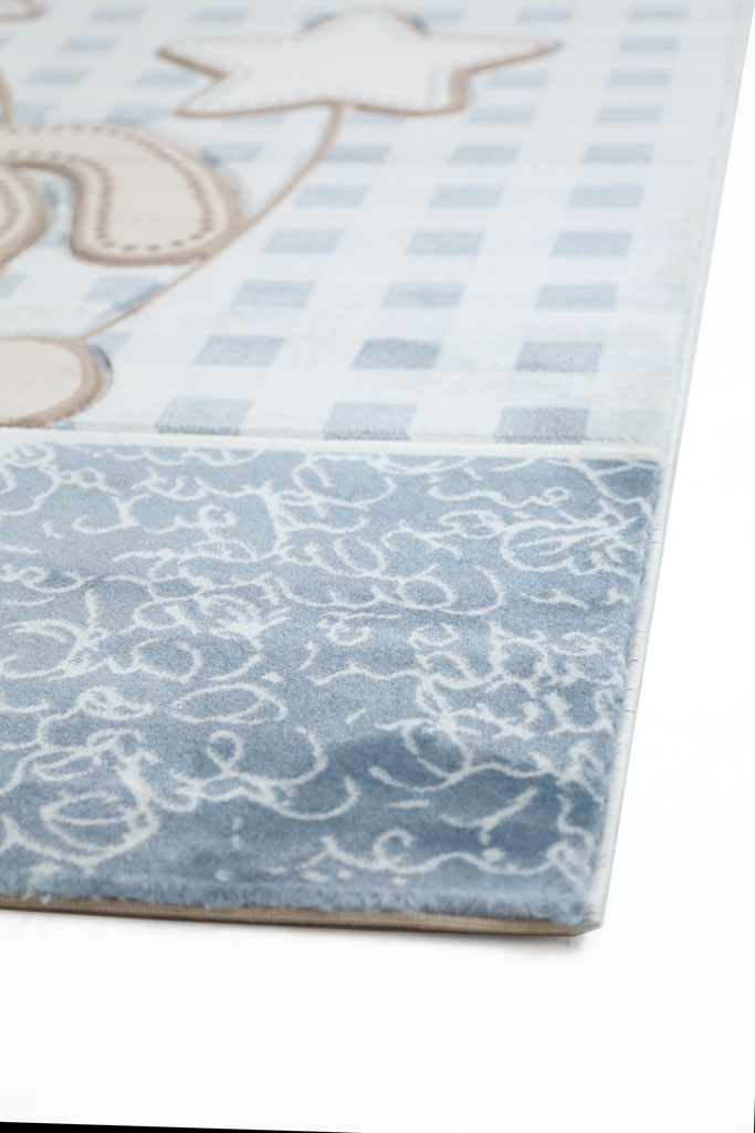 Παιδικό Χαλί Sky 6575A L.BLUE   - 80 x 160 cm