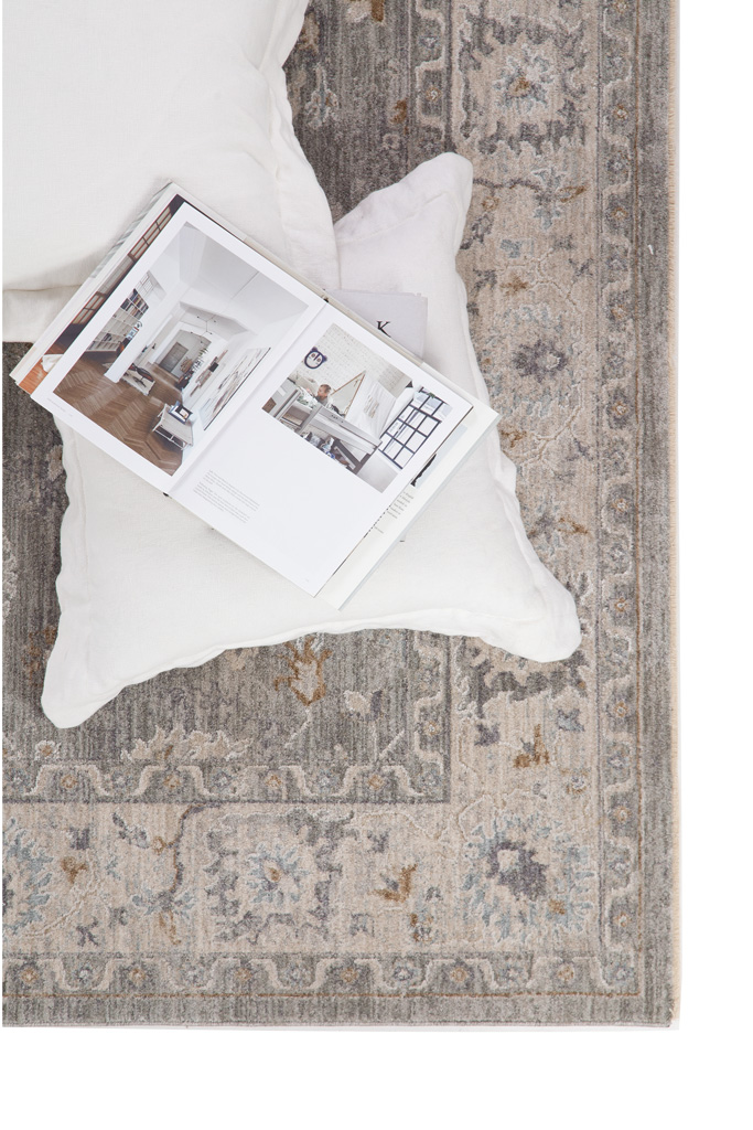 Κλασικό Χαλί Tabriz 662 D.GREY   - 200 x 240 cm