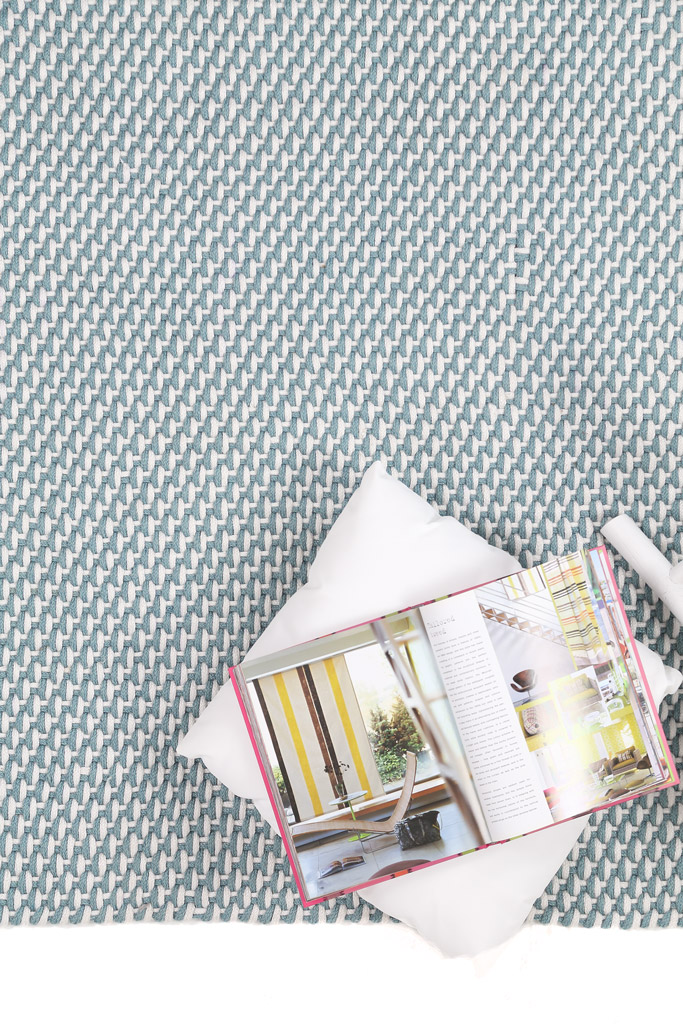 Χαλί Duppis OD2 White Blue   - 70 x 140 cm