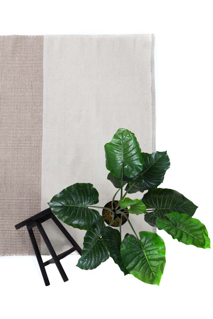 Χαλί Urban Cotton Kilim Arissa Taupe   - 160 x 230 cm