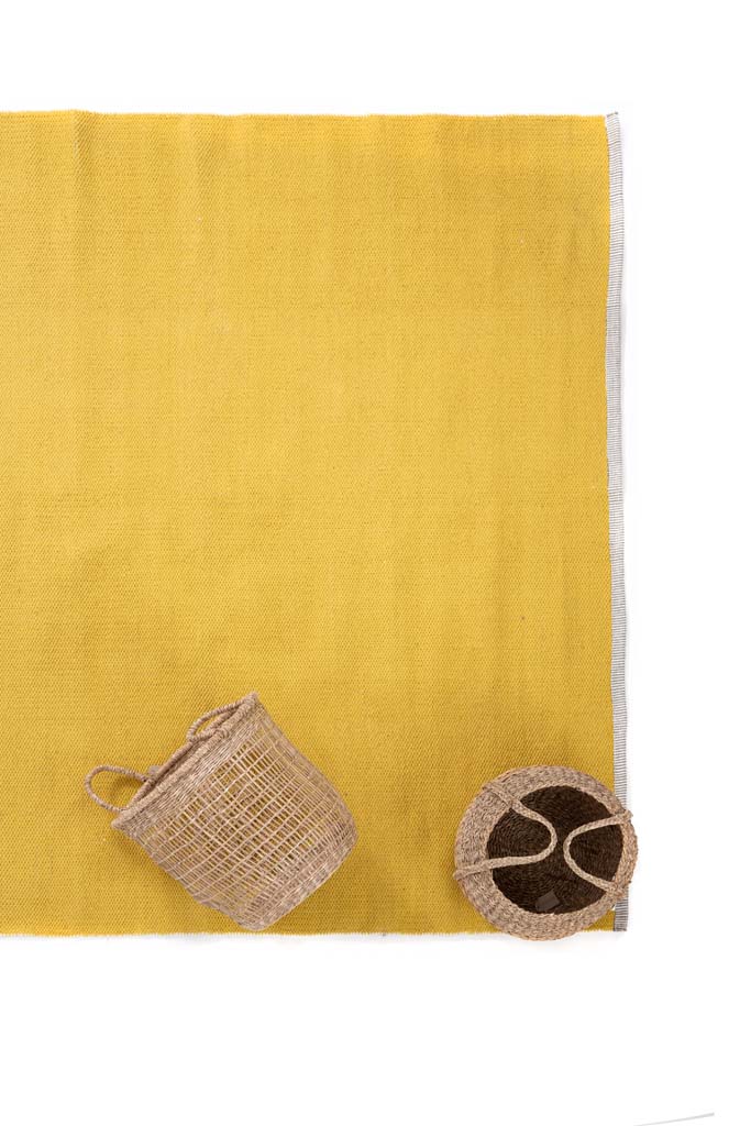 Χαλί Urban Cotton Kilim Arissa Yellow   - 130 x 190 cm