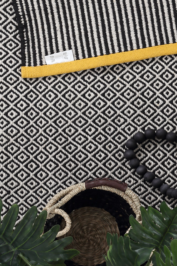 Χαλί Urban Cotton Kilim BE4061 Gold   - 160 x 230 cm