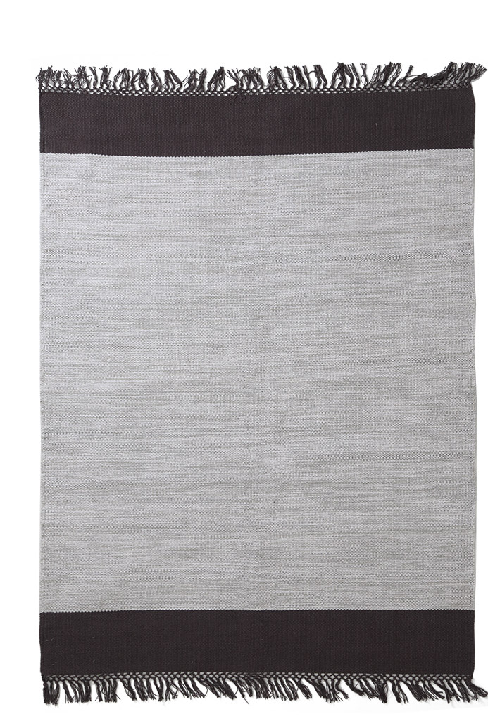 Χαλί Urban Cotton Kilim Flitter Black   - 130 x 190 cm