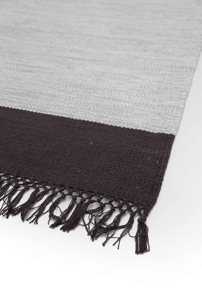 Χαλί Urban Cotton Kilim Flitter Black   - 130 x 190 cm