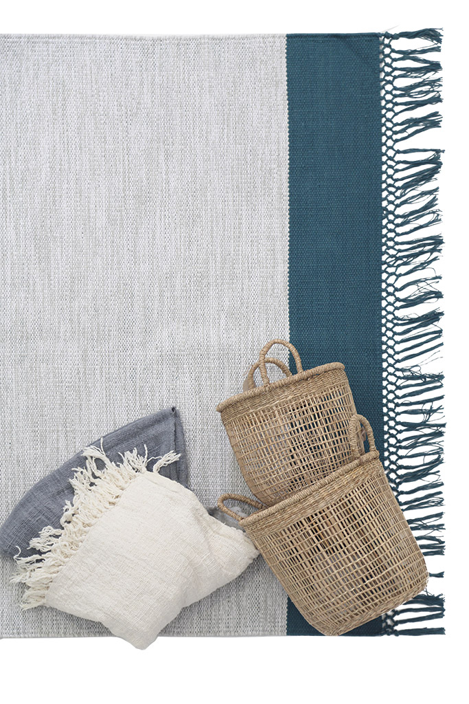 Χαλί Urban Cotton Kilim Flitter Hydro   - 130 x 190 cm