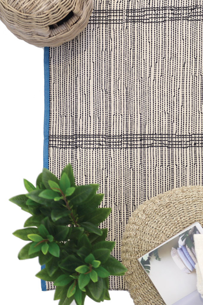 Χαλί Urban Cotton Kilim Marshmallow Seaport   - 160 x 230 cm