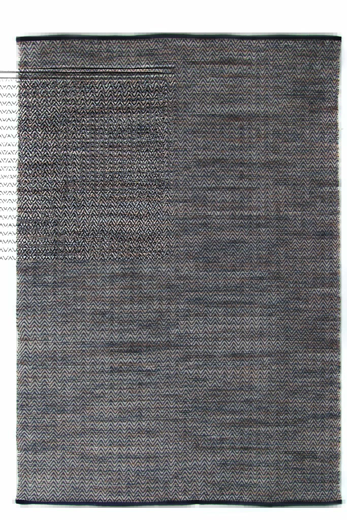 Χαλί Urban Cotton Kilim Venza Black   - 160 x 230 cm