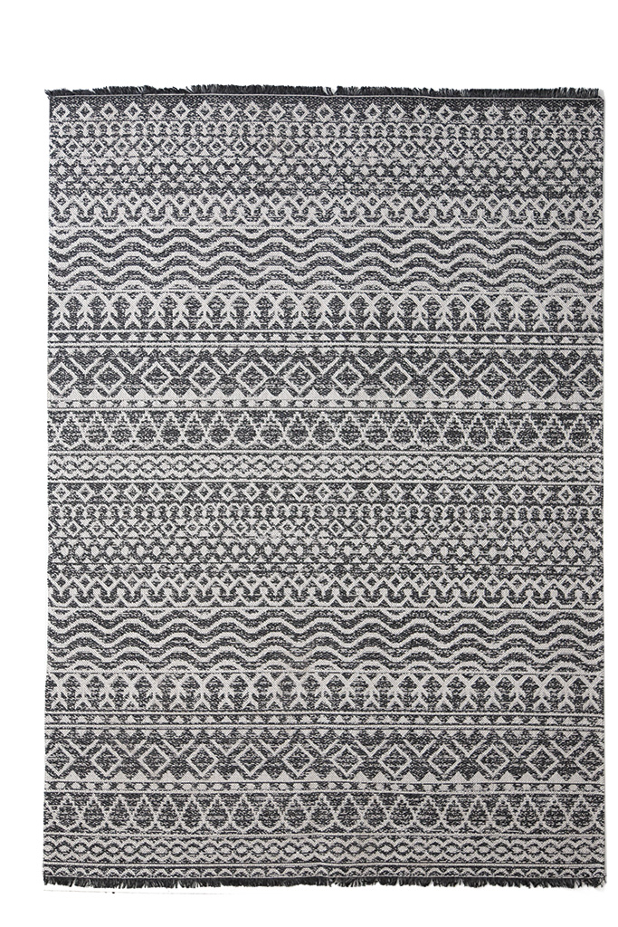 Χαλί Casa Cotton BLACK 22077   - 67 x 200 cm