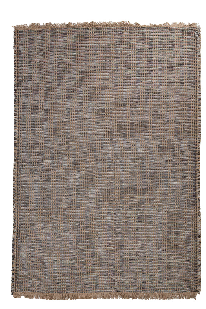 Ψάθα Elise 3652 09 GREY BLACK   - 130 x 190 cm