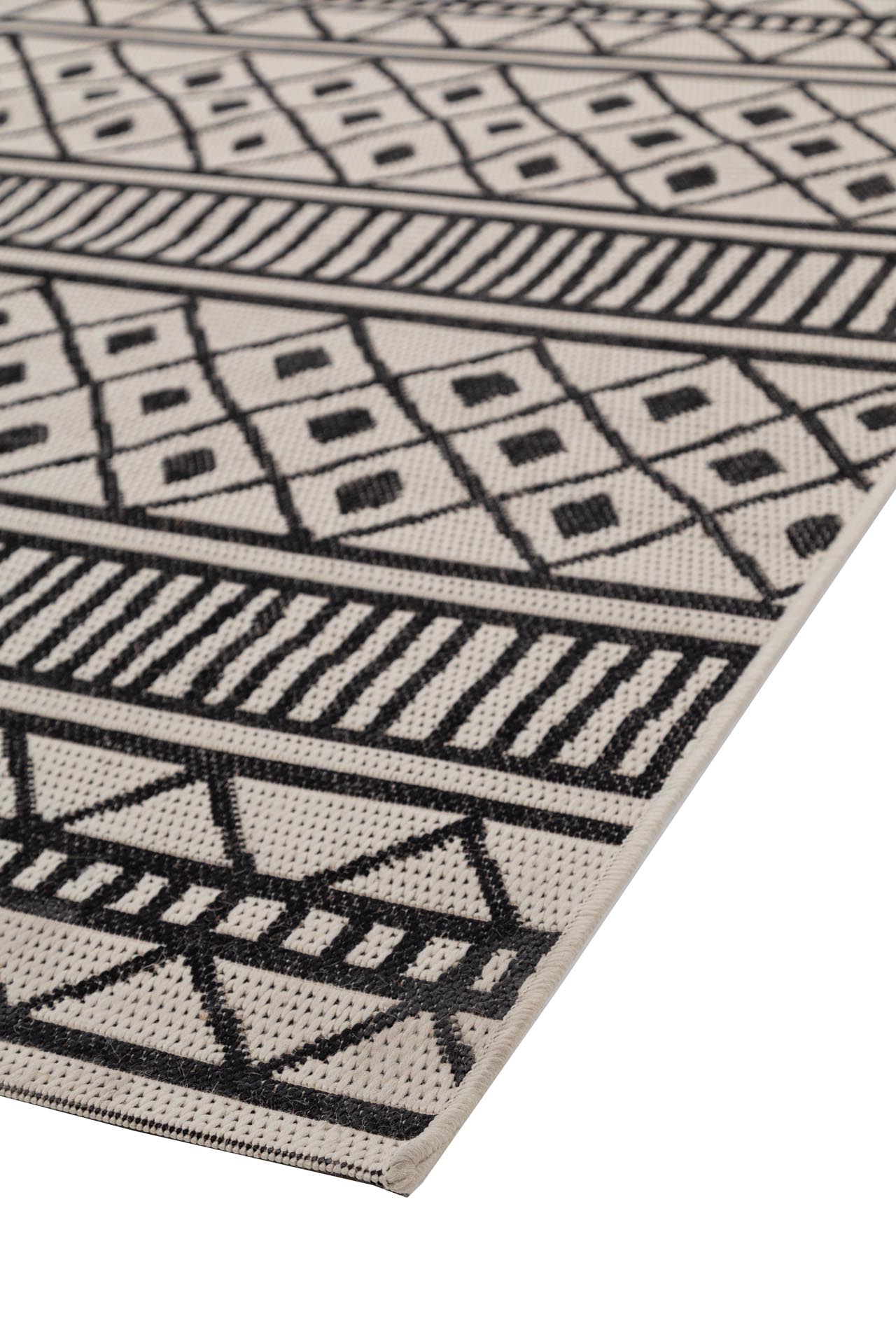 Ψάθα Flox BLACK 3603W   - 67 x 240 cm