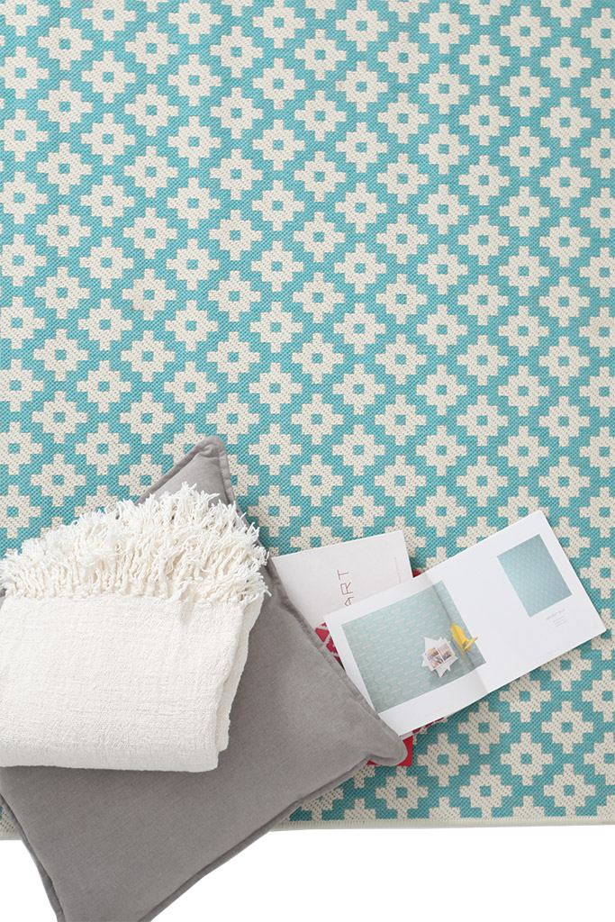 Ψάθα Flox L.BLUE 722   - 67 x 240 cm