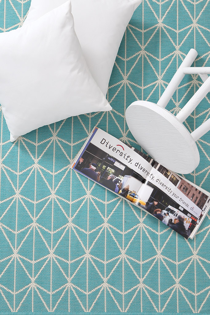 Ψάθα Flox L.BLUE 723   - 200 x 285 cm