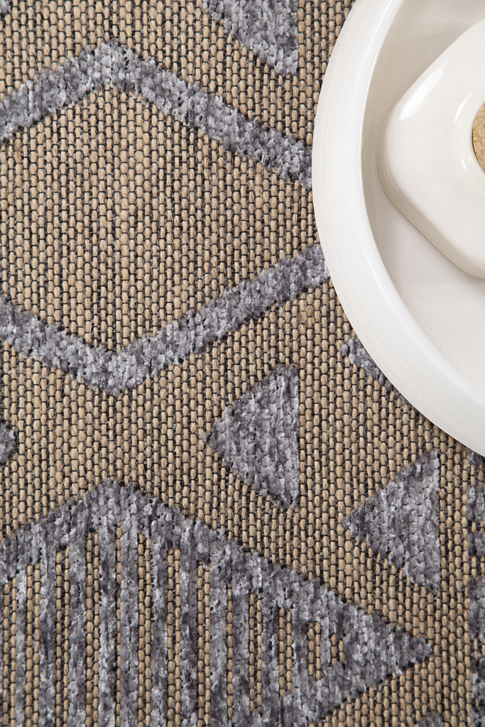 Χαλί Gloria Cotton GREY 10   - 160 x 230 cm