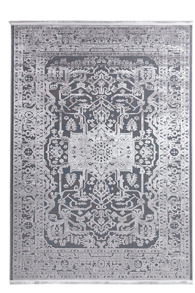 Χαλί Lotus Summer 2927 BLACK GREY   - 160 x 230 cm